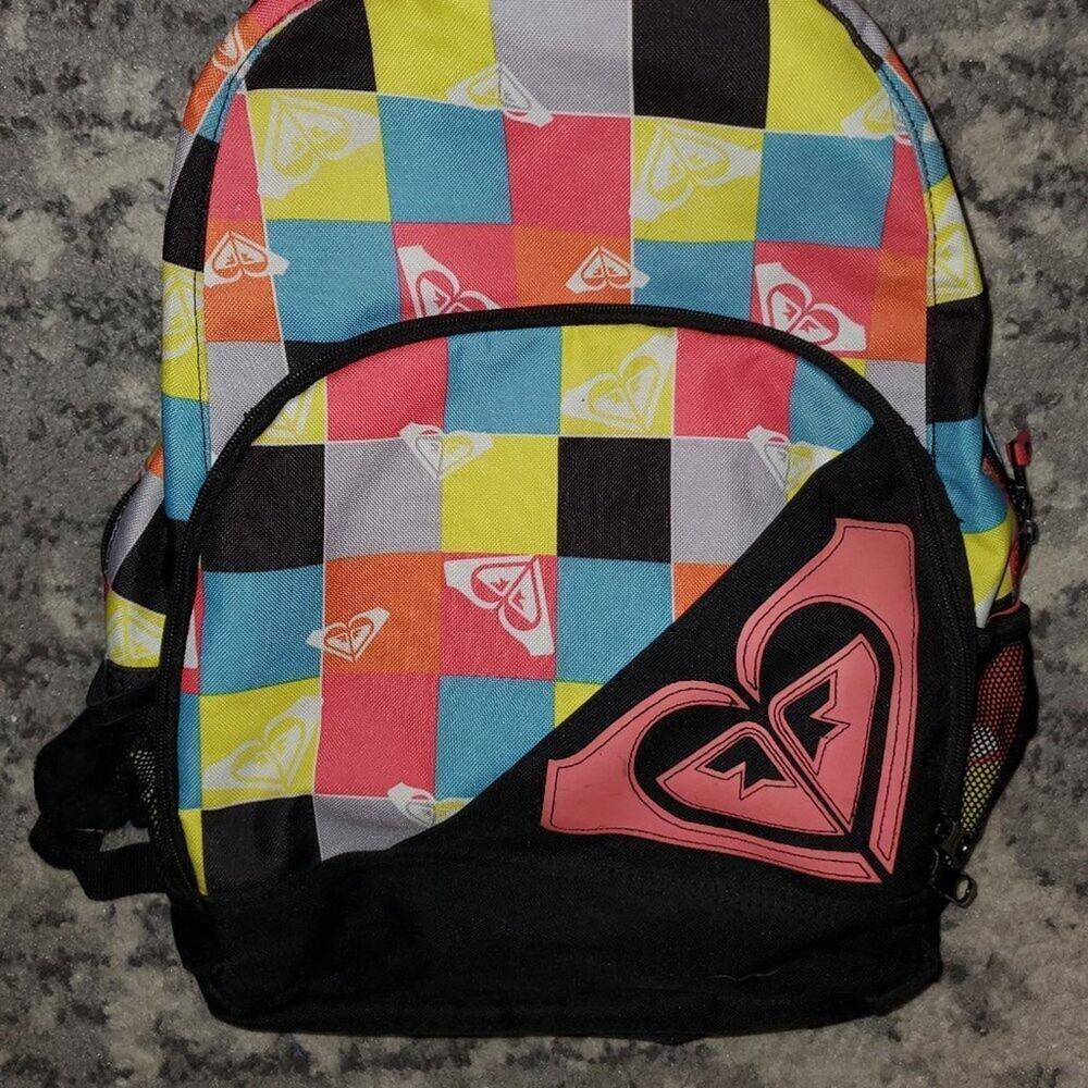 Roxy Color Blocks Backpack || EUC - Picture 3 of 6